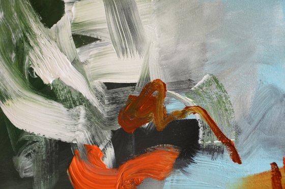 Turbulent frivolity of orange