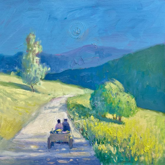 Road in the Carpathians