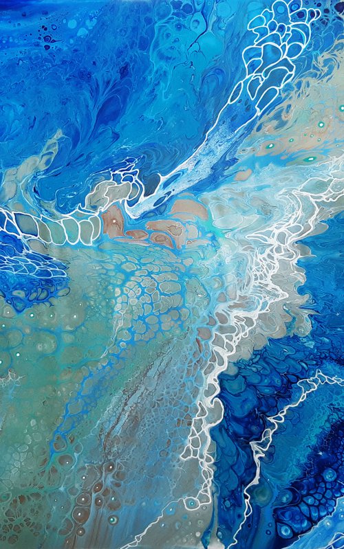 Abstract Painting 2204 XXL art by Alexandra Dobreikin