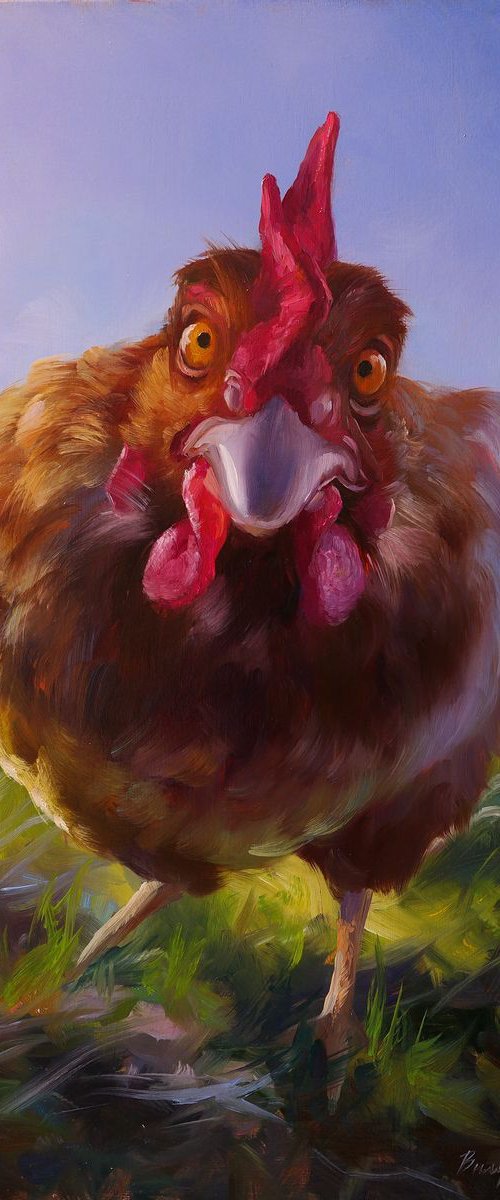 "Who is there?" by Lena Vylusk