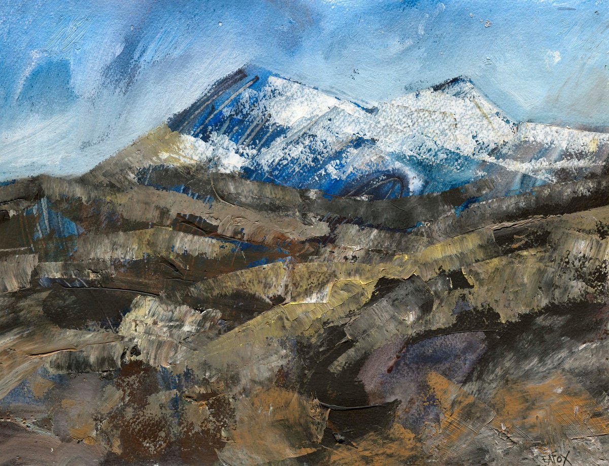 Cairngorm Snow By Elizabeth Anne Fox, 16 X 12, Artwork For Sale On Artfinder