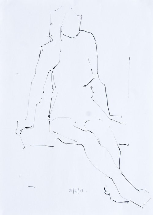 Life Drawing No 181 by Ian McKay