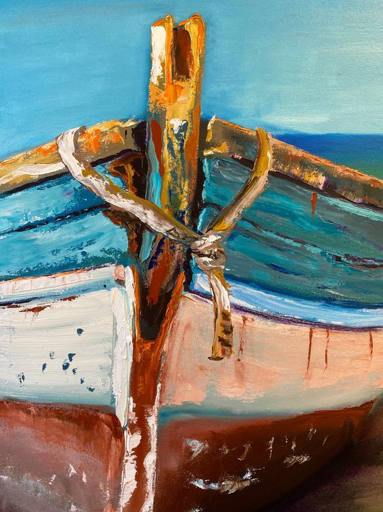 Old fishing boat