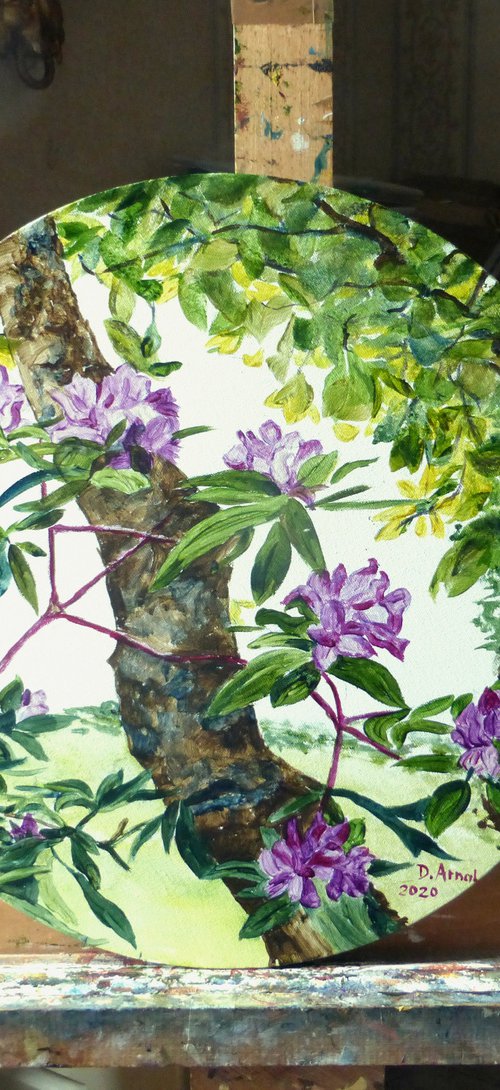Les Rhododendrons du jardin by Danielle ARNAL