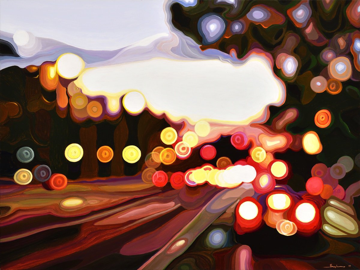NOCTURNE #18 / Embarcadero Sunset by Alex Nizovsky