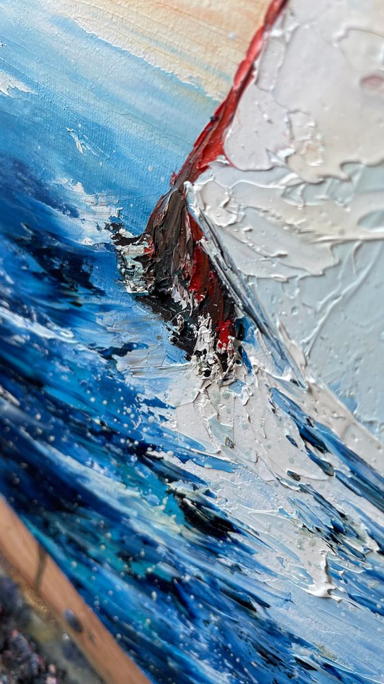 Sail through the wave