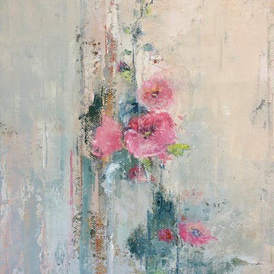 Coach House Hollyhocks