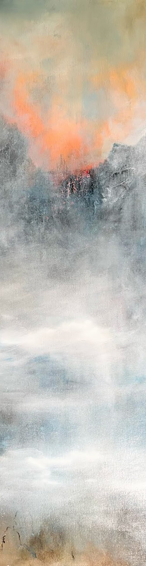 Mist Over The Dolomites by Julia Swaby