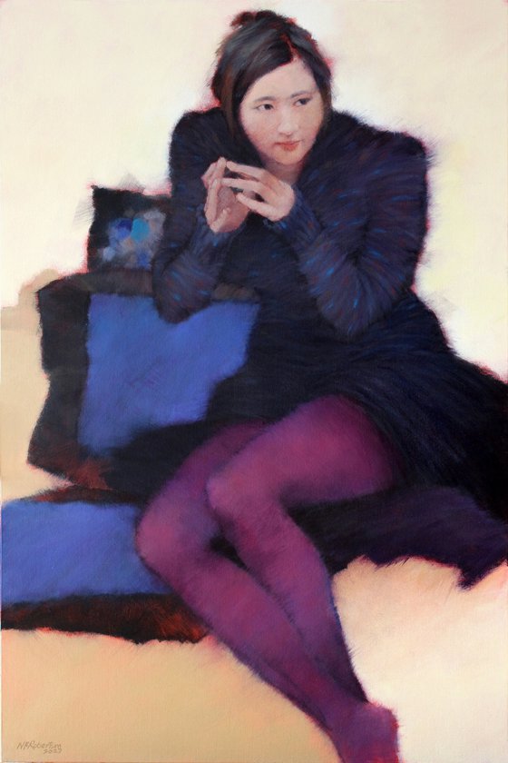 Long Purple Legs