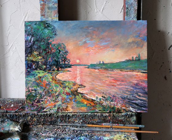Sunset on the River