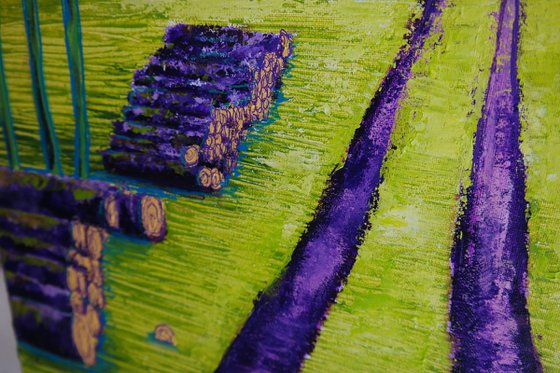 The woods  - after Hockney inspired