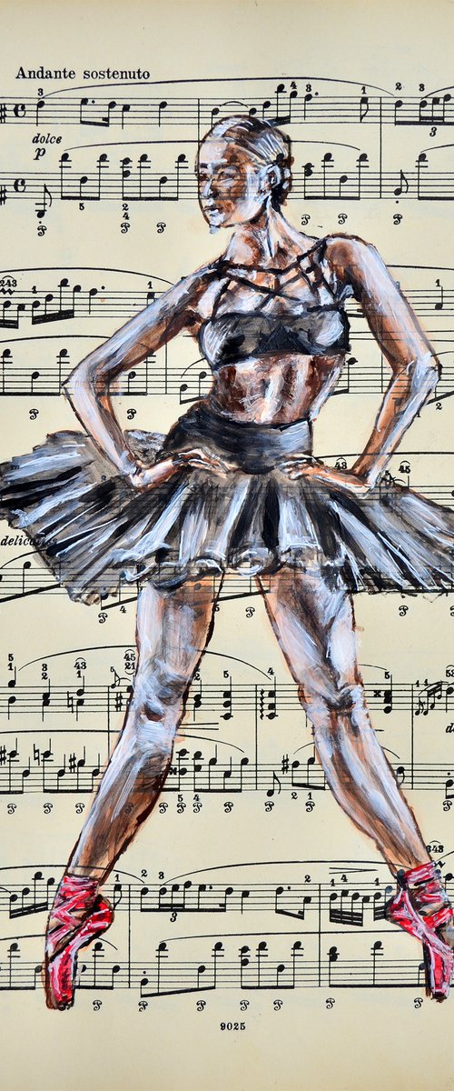 Ballerina XXXIV- Music Page by Misty Lady - M. Nierobisz