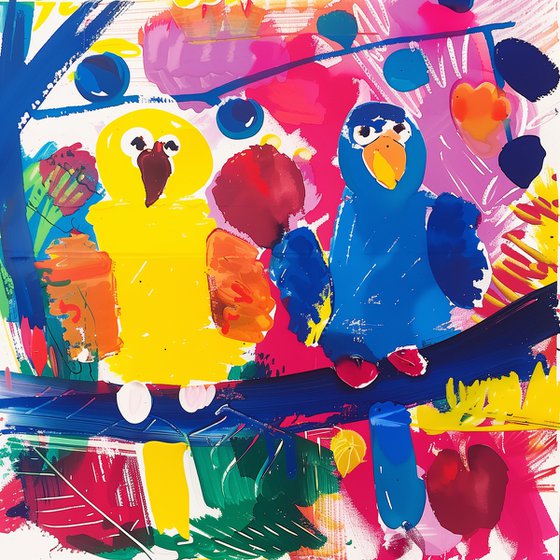 Birds in Bloom