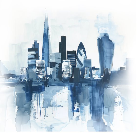 Digital Painting " Abstract London"