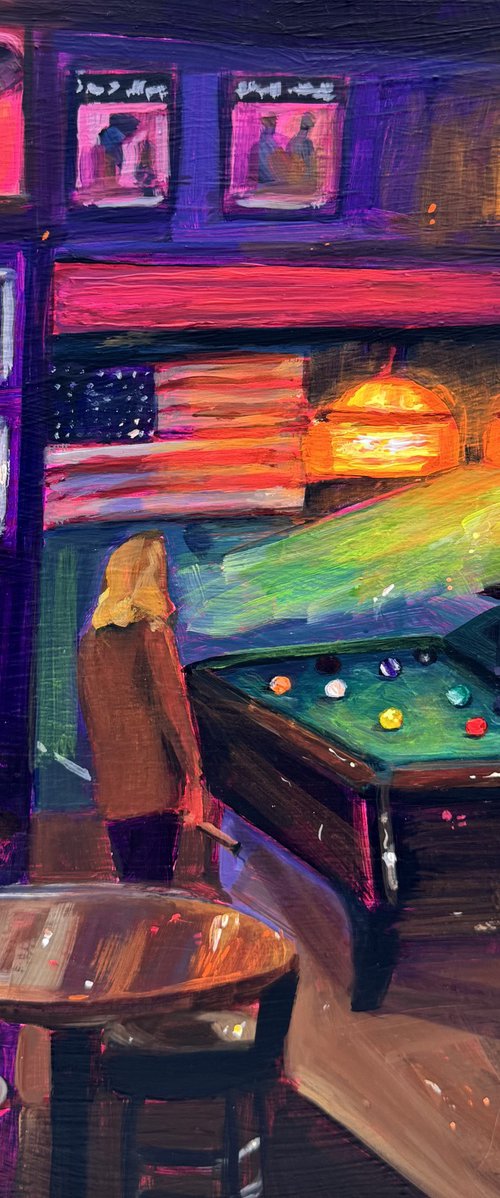 Bar Scene by Victoria Sukhasyan