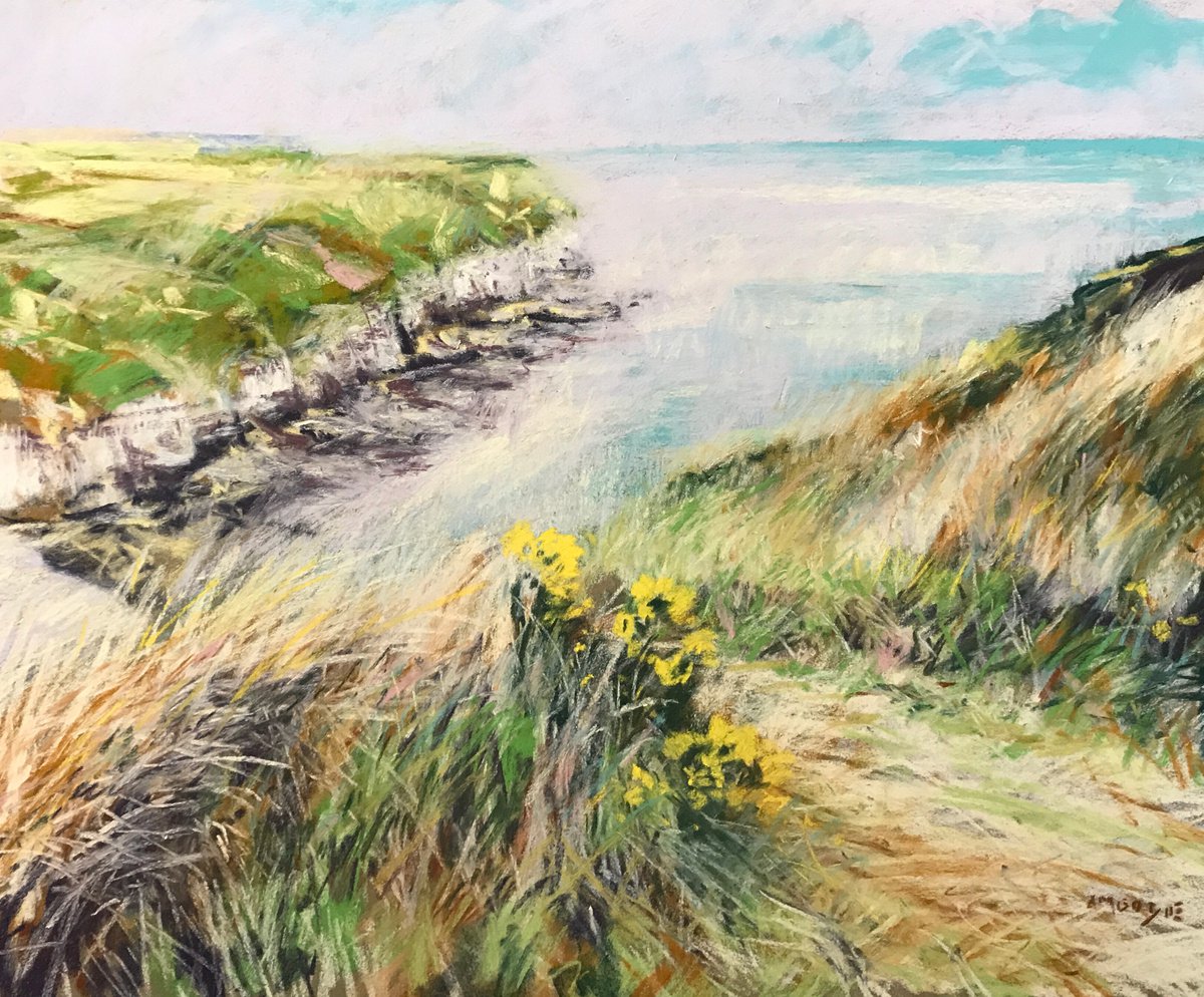 Clifftop Grasses, Flamborough by Andrew Moodie