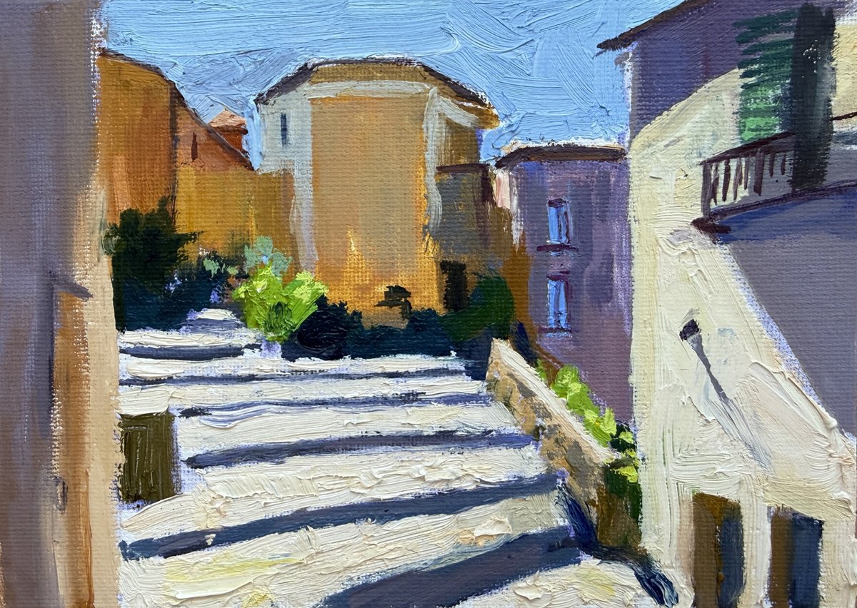 Sunny Day In Italy By Kate Sosonna, 7 X 5, Artwork For Sale On Artfinder