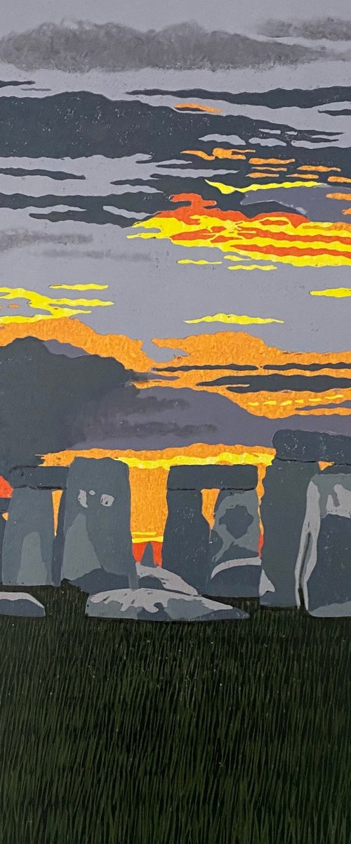 Stonehenge Sunrise by Joanne Spencer