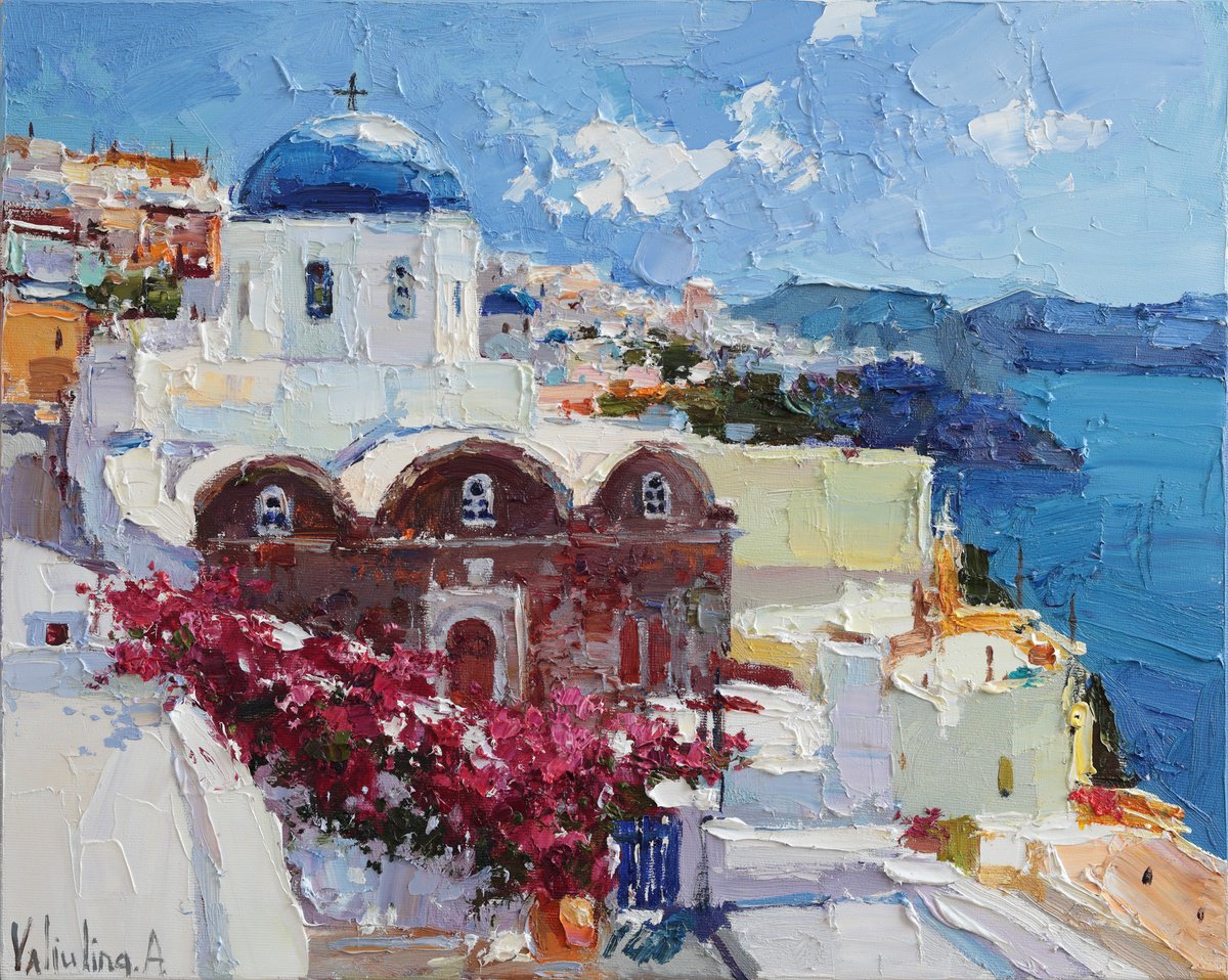 Santorini, Greece by Anastasiia Valiulina