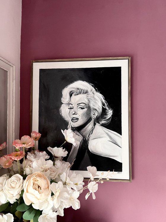 Marilyn Textured Painting