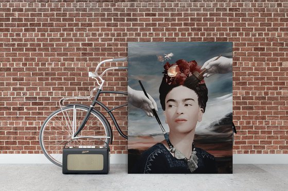 Portrait of Frida Kahlo (No:7)