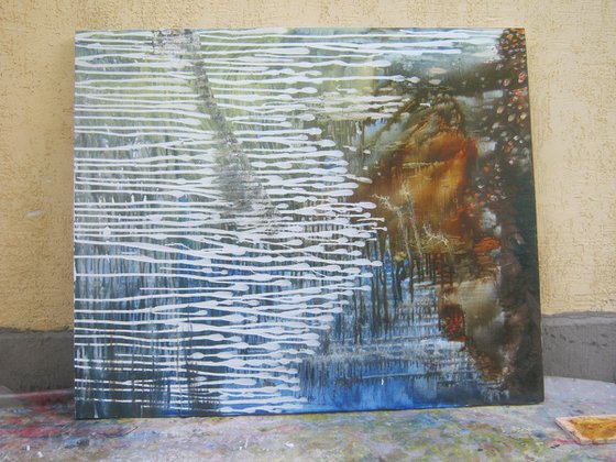 "Touchpoint" diptych