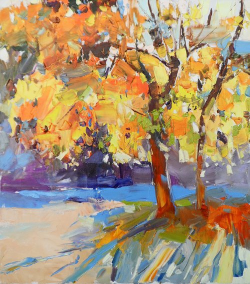 " Autumn morning " by Yehor Dulin