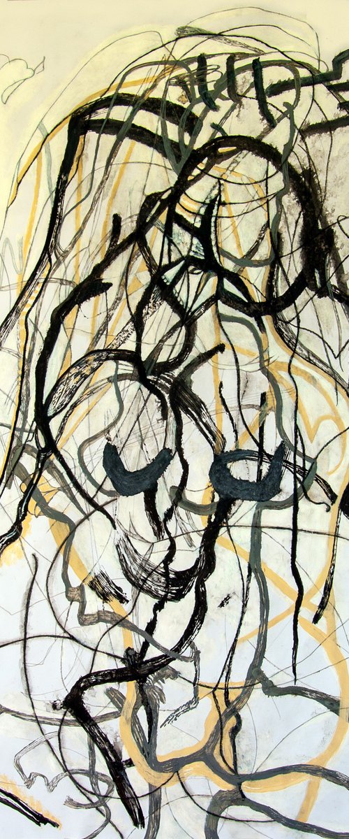 Ink Brush Drawing 11 by Josephine Window