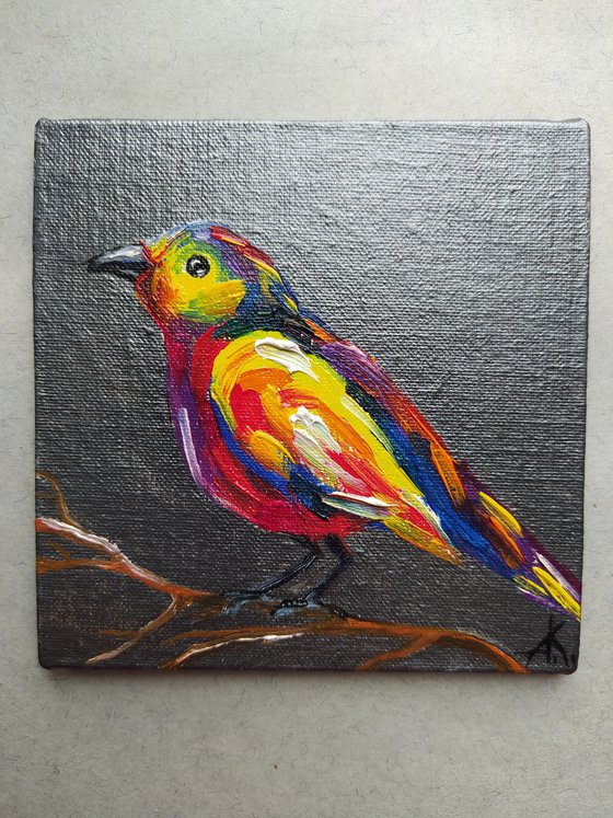 oil pastel drawings of birds