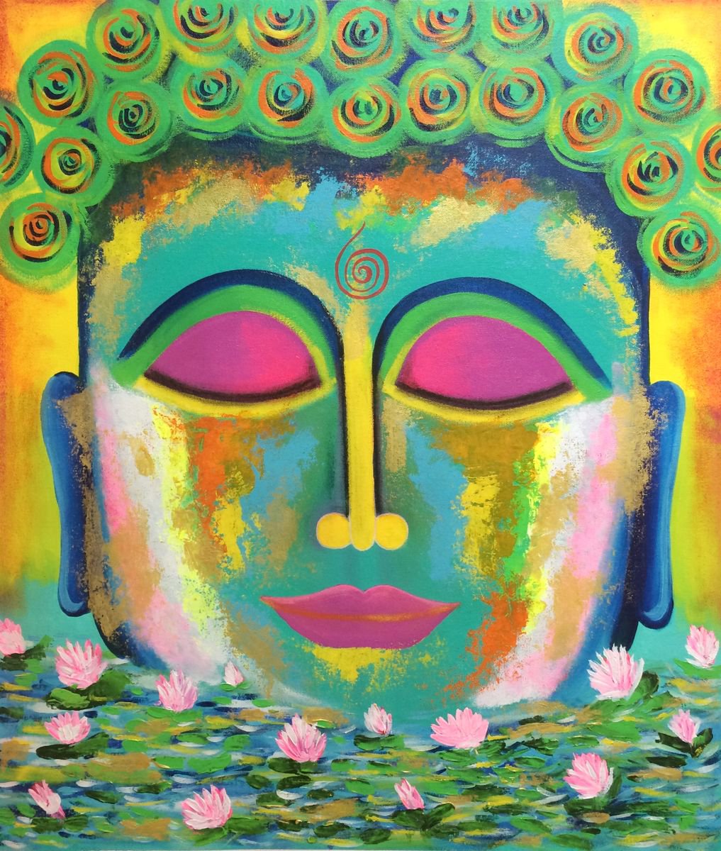 Rising Lord Buddha !! by Amita Dand