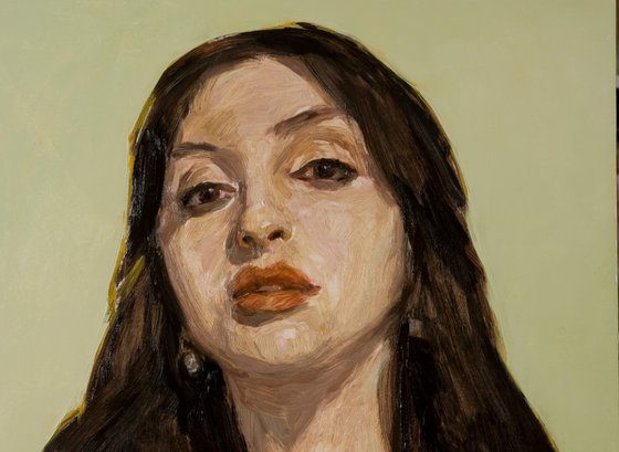 portrait of a woman: Sarah
