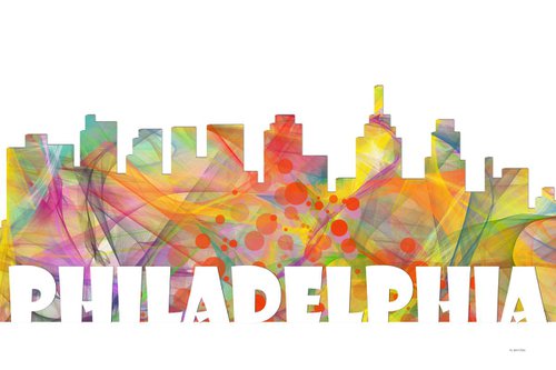 Philadelphia Skyline MCLR2 by Marlene Watson