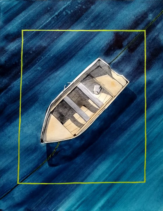 Boat painting