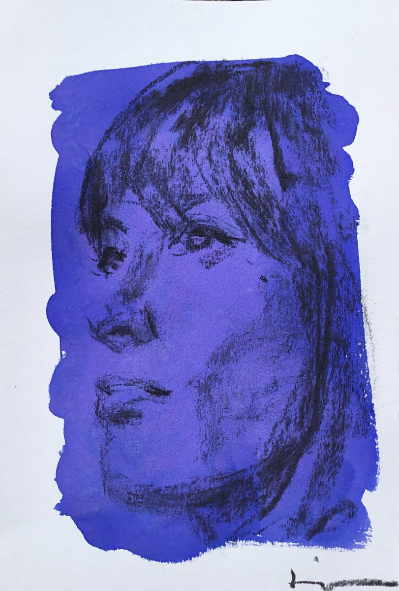 Blue Girl by Dominique D�ve