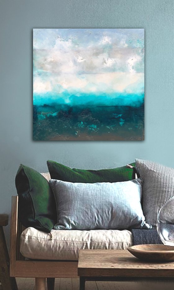 patina coast colors  (90 x 90 cm) Dee Brown Artworks