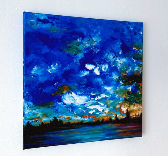 Landscape with a lake