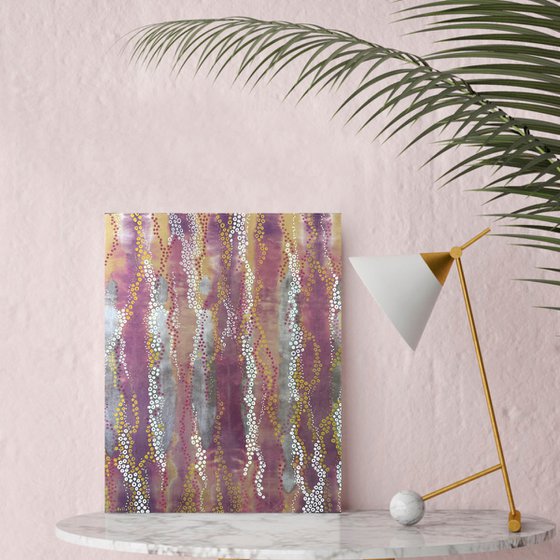 Shibori Shimmer – Plum