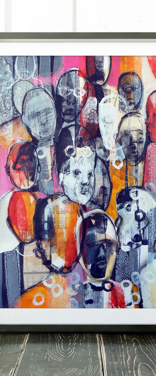 Graffiti people  #2 by Carolynne Coulson