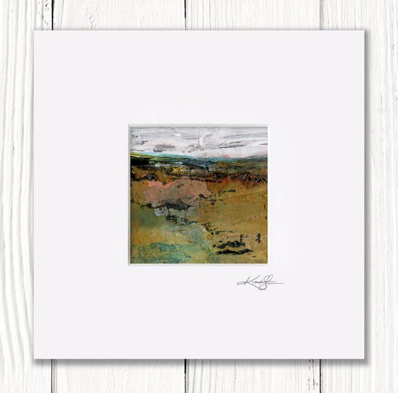 Mystical Land 439 - Textural Landscape Painting by Kathy Morton Stanion