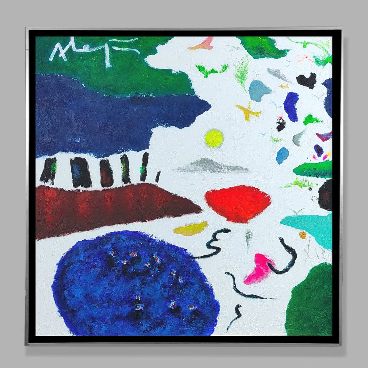  My Secret Place Revisited By Alejos, 39 X 39, Artwork For Sale On Artfinder