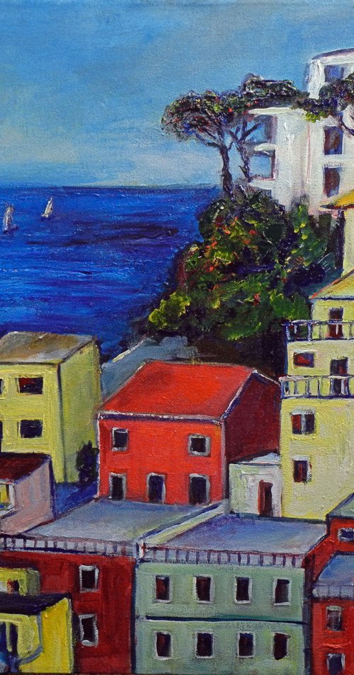 Portifino Italy - 30x24 by BenWill