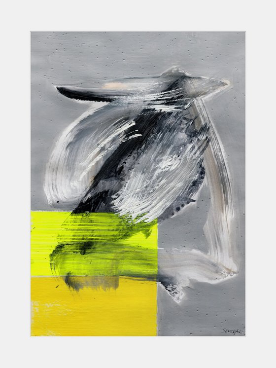 Bright Abstraction on Gray 1