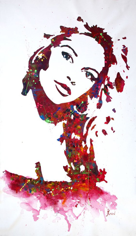 brigitte bardot - painting