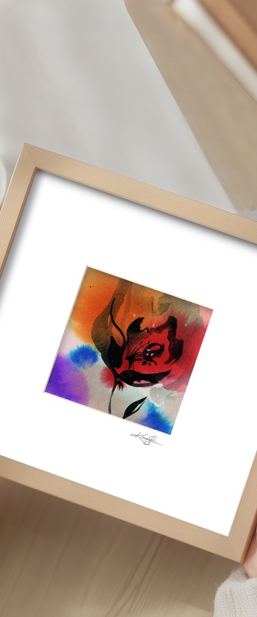Brushstroke Floral 2020 -1 by Kathy Morton Stanion