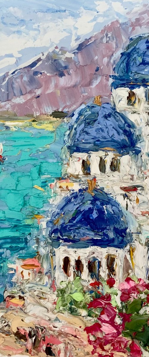 In Santorini by Vilma Gataveckienė