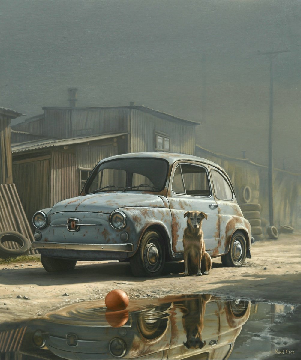 Photorealistic Oil Painting , Permanencia By Yamil Picco, 31 X 37, Artwork For Sale On Artfinder