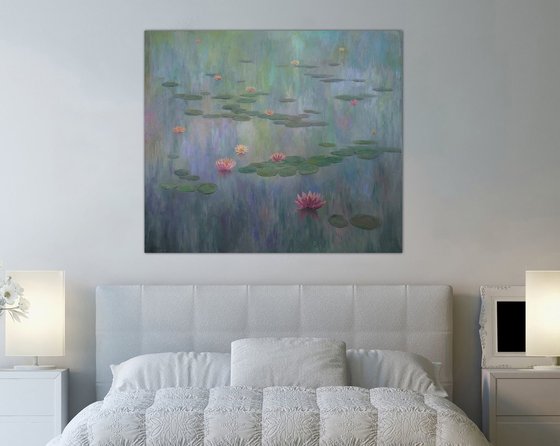 Water Lilies - Water Lilies large painting