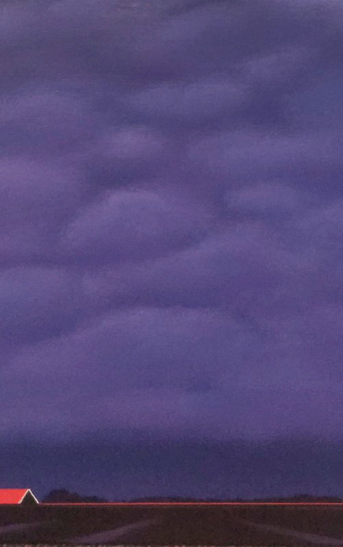 Purple Evening by Nelly van Nieuwenhuijzen