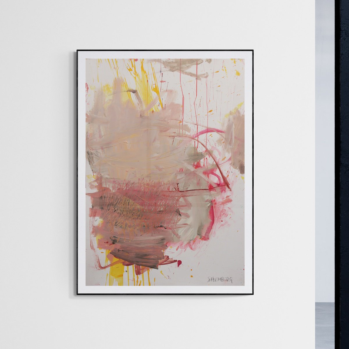 Expressive Painting , Unknown Entity 1 By Daniela Schweinsberg, 28 X 39, Artwork For Sale On Artfinder