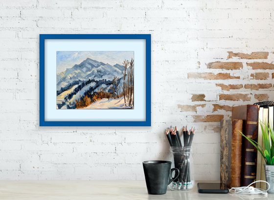 Sunny day in mountains